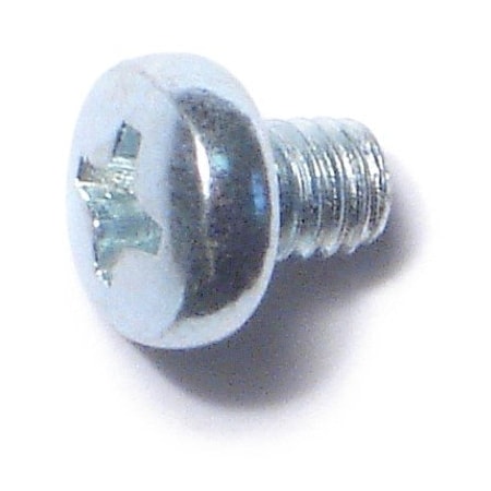 Midwest Fastener M4-0.70 x 5 mm Phillips Pan Machine Screw, Zinc Plated Steel, 50 PK 51541